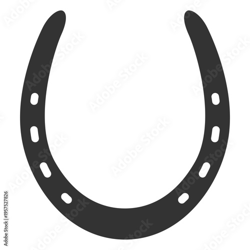 Common horseshoe silhouette