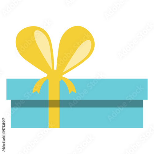 Hanukkah blue gift box