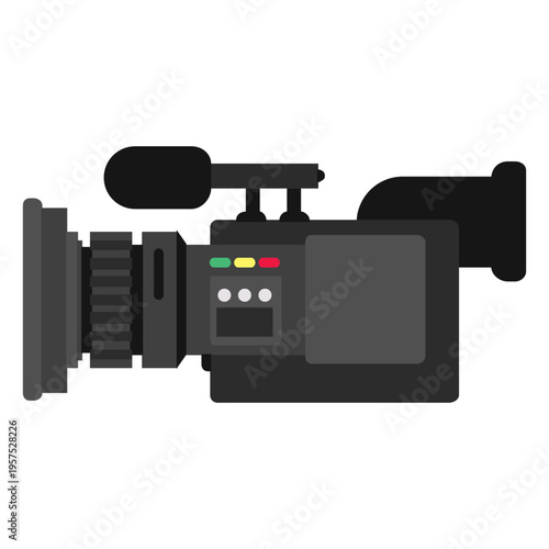 Mobile news camera illustration