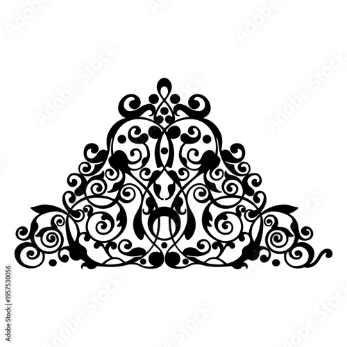 Triangle decorative ornament