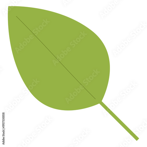 Tree leaf hippie element