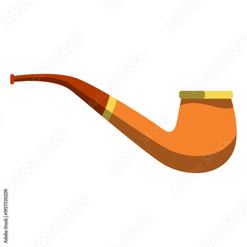 Tobacco pipe illustration