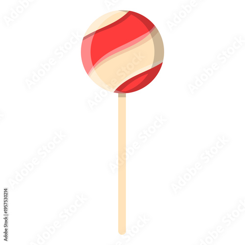 Ball lollipop icon