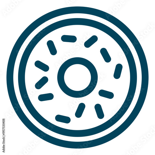 Donut stroke icon
