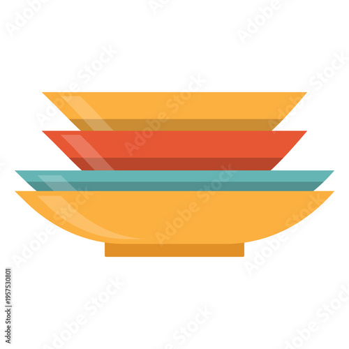 Stack of plates icon