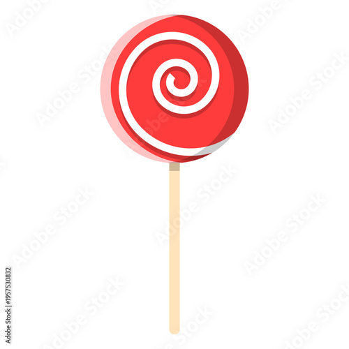 Swirl lollipop icon