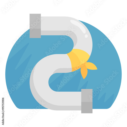 Burst pipe repair icon