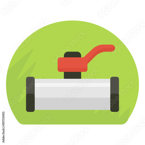 Water shut off valve icon