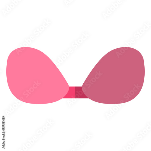 Women adhesive bra icon
