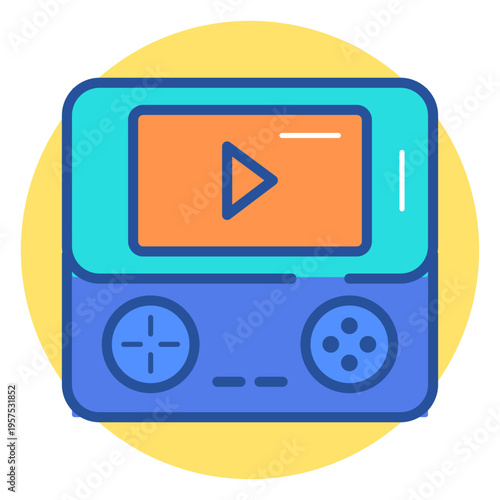 Portable game console icon