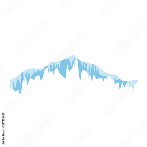Icicles snow icon