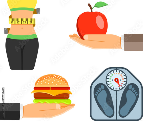 Healthy Lifestyle and Obesity Concept