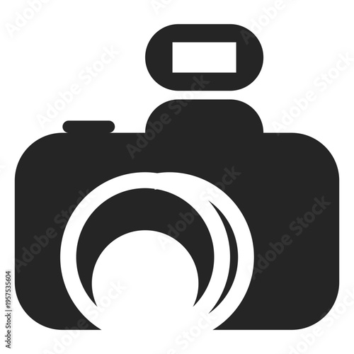 Abstract camera icon