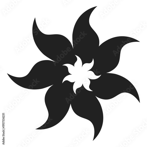 Tahitian tiare foam flower icon