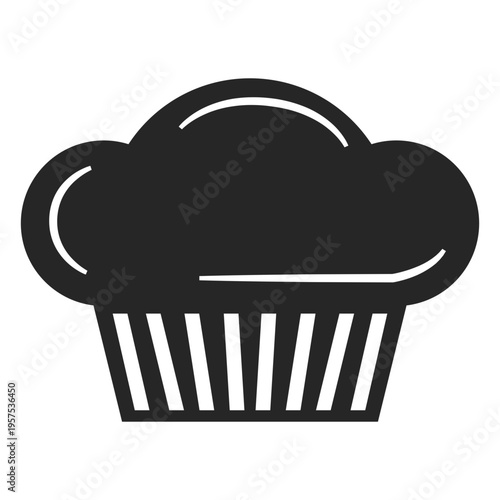 Chef toque flat icon