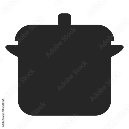 Cooking pot flat icon