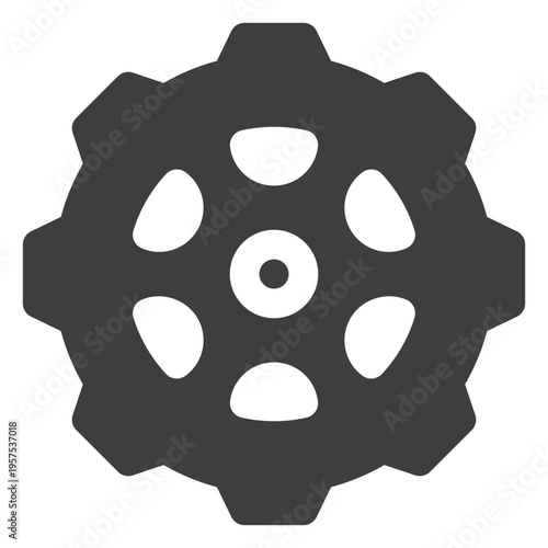 Sprocket cog icon