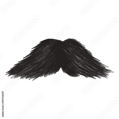 Walrus style brush stroke icon