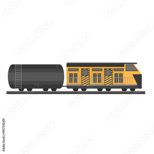 Locomotive tank illustration