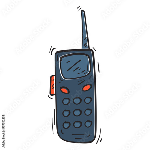 Radio station antenna illustration