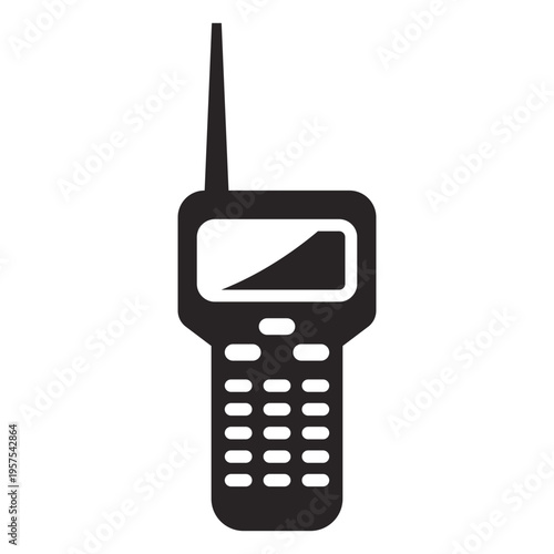 Radio station silhouette