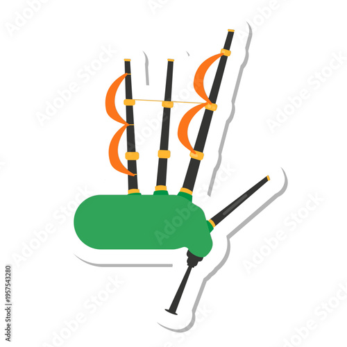 Photography Bagpipes sticker