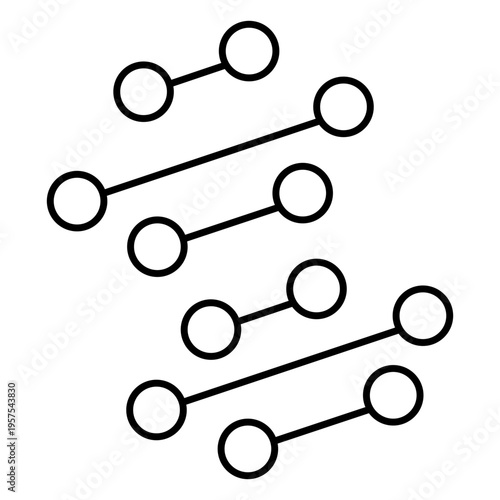 Molecule model stroke particle
