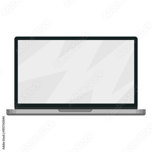 Notebook laptop screen illustration