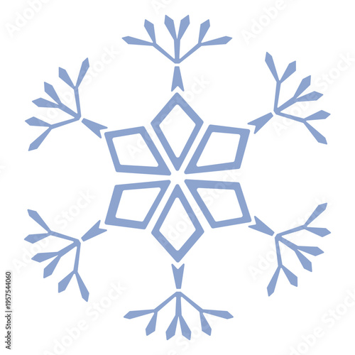 Snowflake pattern cold stroke