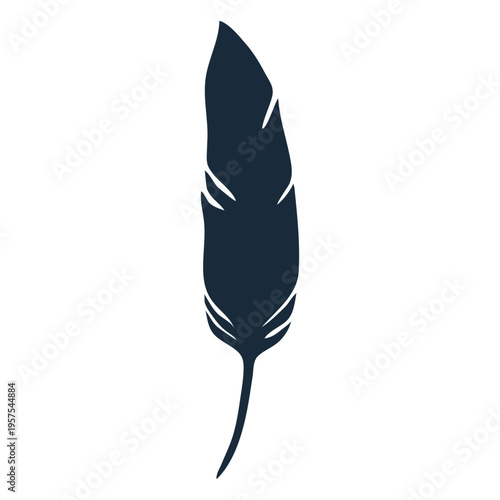 Feather down silhouette