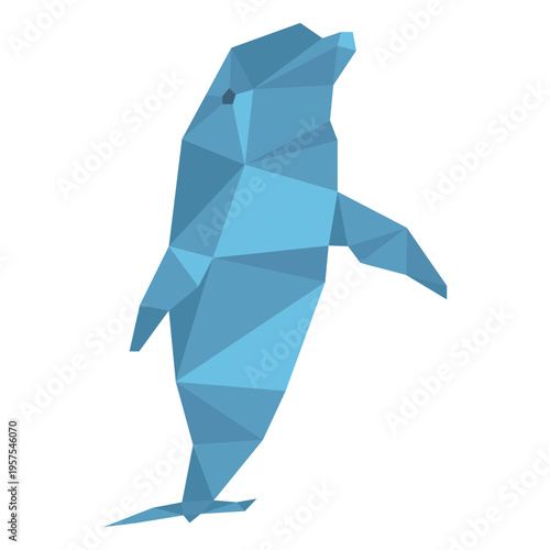 Dolphin low poly