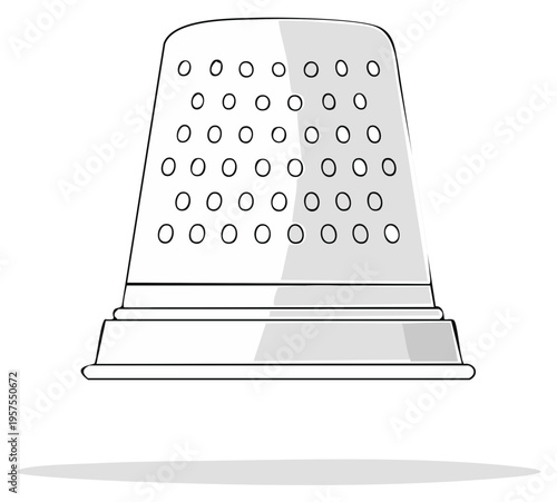 Cartoon style thimble