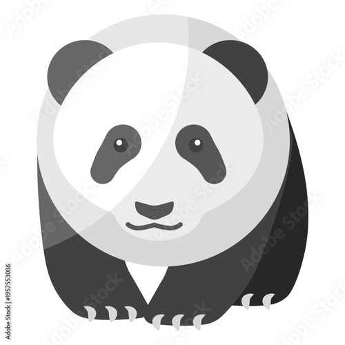 Panda fat spot muzzle flat