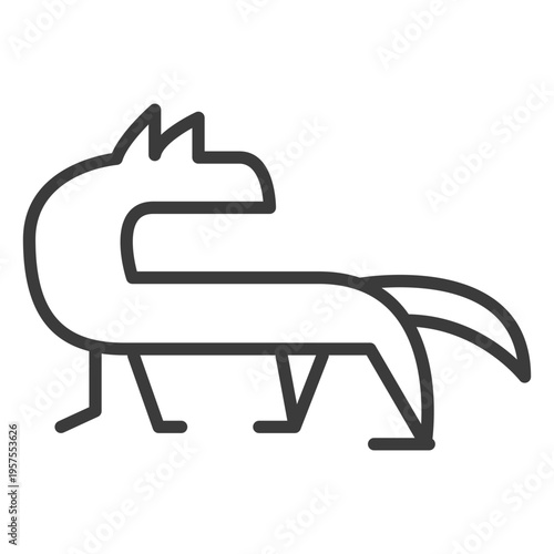 Dog fox muzzle divinity stroke