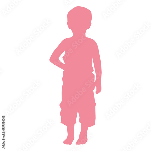 Toddler baby child kid silhouette
