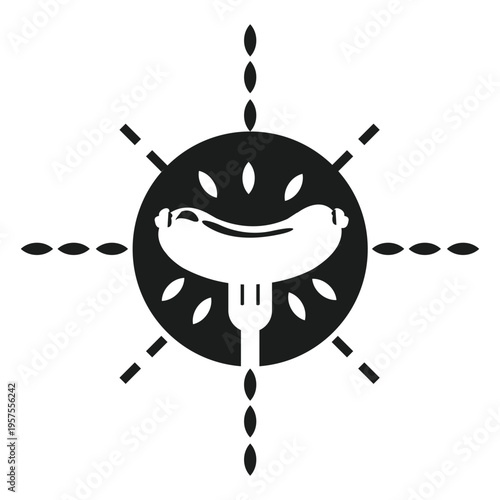 Forked sausage t shirt graphic