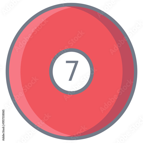 Ball seven circle flat