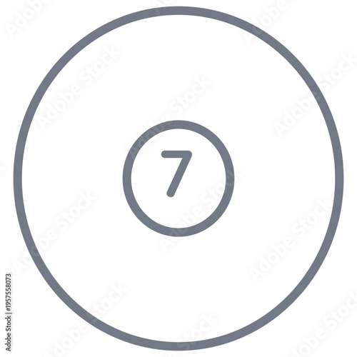Ball seven circle stroke
