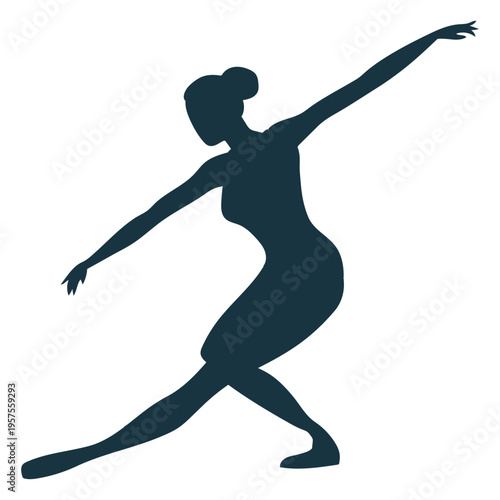 Posture ballerina ballet dancer silhouette