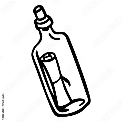 Message in a bottle outline