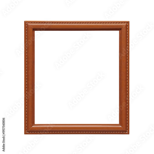 Empty Picture Frame on a Simple Background Ready for a New Memory