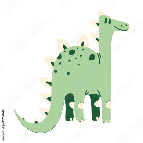 Dinosaur long neck standing