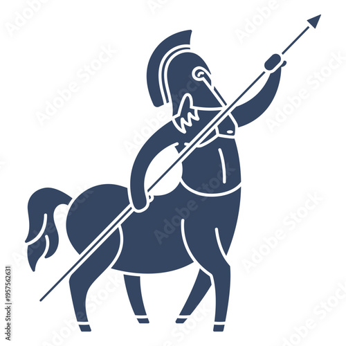 Centaur cut out black