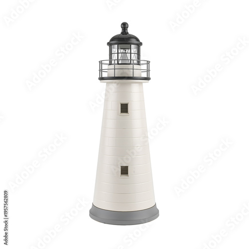 Light Figure Standing on a Rock With a Small House and Glowing Details in a C...