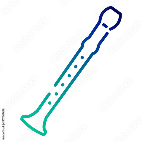 Flute gradient stroke