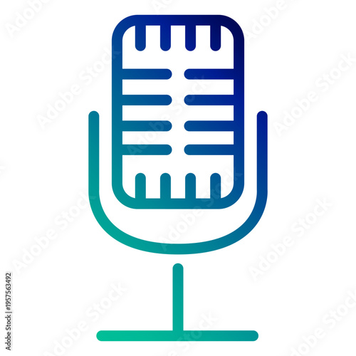 Microphone gradient stroke