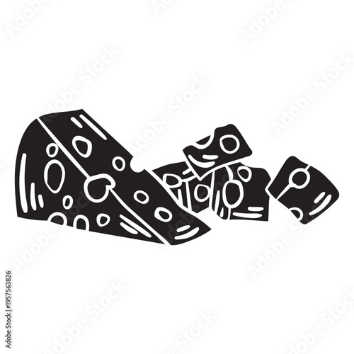 Food cheese swiss switzerland black