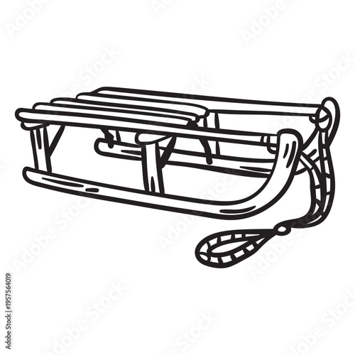 Sleigh sledge sled stroke