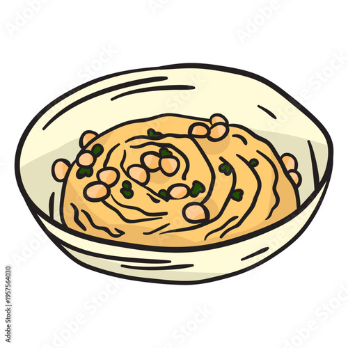 Soup food israel traditional illustration