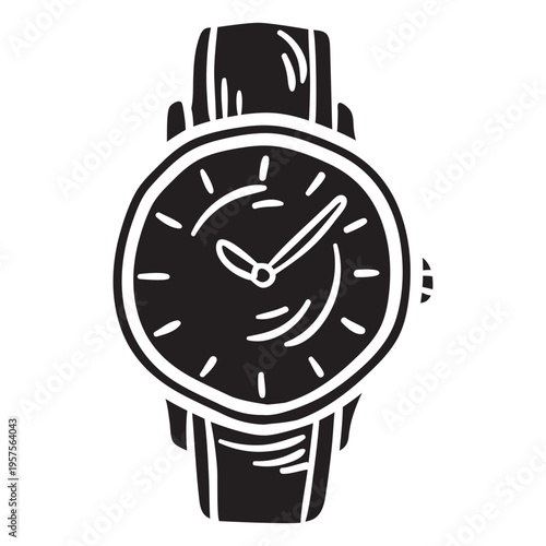 Watch accessory timepiece black